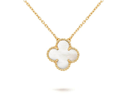[Legend]15MM CLOVER FLOWER PENDANT NECKLACE COLLECTION