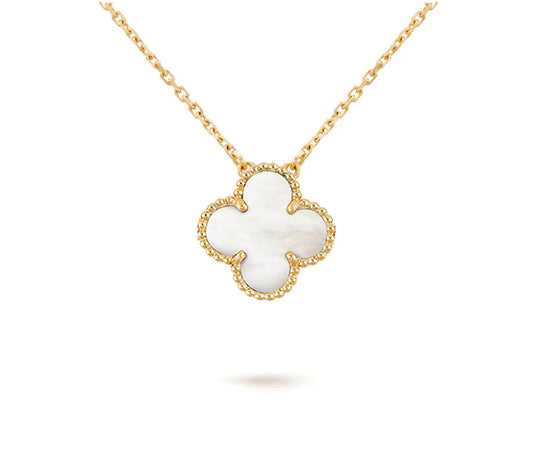 [Legend]15MM CLOVER FLOWER PENDANT NECKLACE COLLECTION