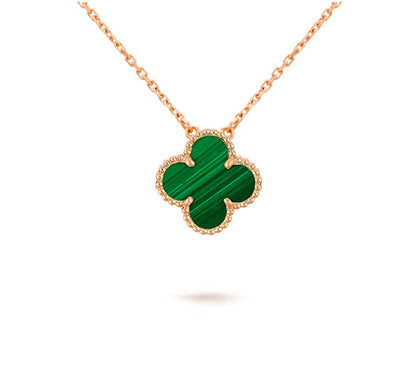 [Legend]15MM CLOVER FLOWER PENDANT NECKLACE COLLECTION