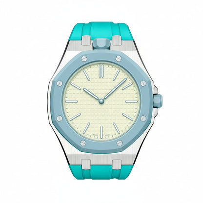 [Legend]OAK POP SKY BLUE STEEL SILICONE STRAP
