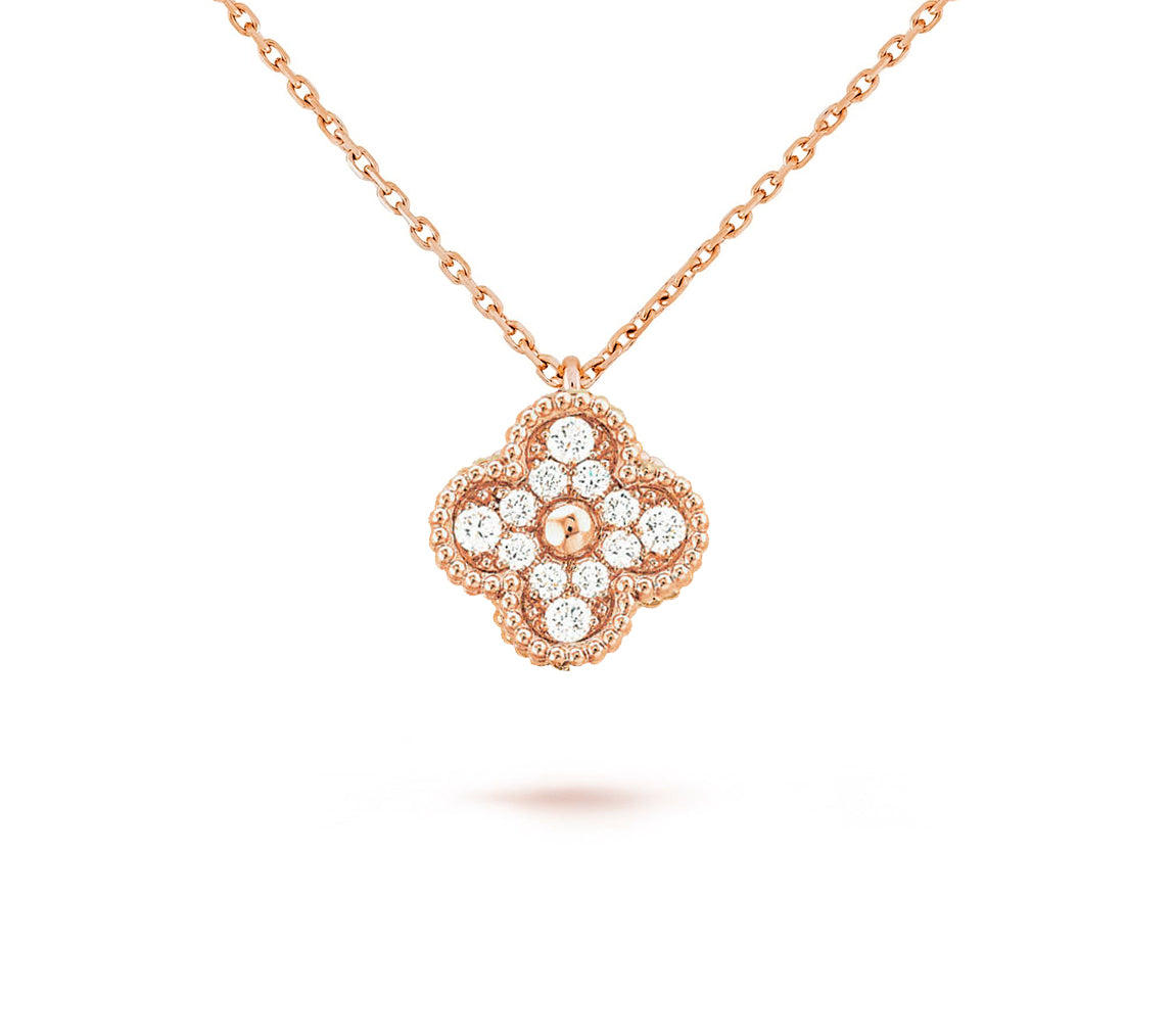[Legend]9.5MM MINI CLOVER PENDANT NECKLACE COLLECTION