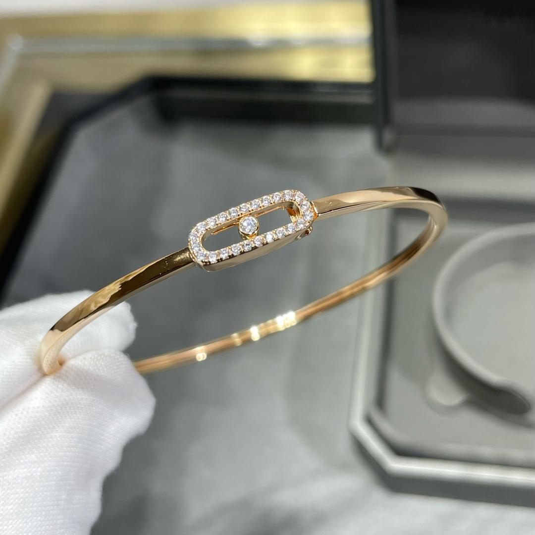 [Legend]MOVE UNO PAVÉ FLEX BANGLE (MEDIUM)