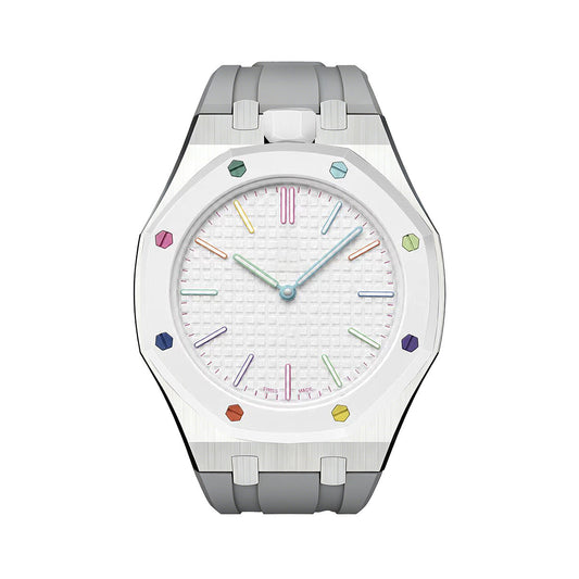 [Legend]OAK POP GRAY STEEL SILICONE STRAP