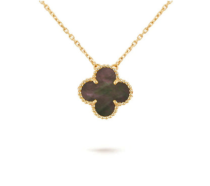 [Legend]15MM CLOVER FLOWER PENDANT NECKLACE COLLECTION