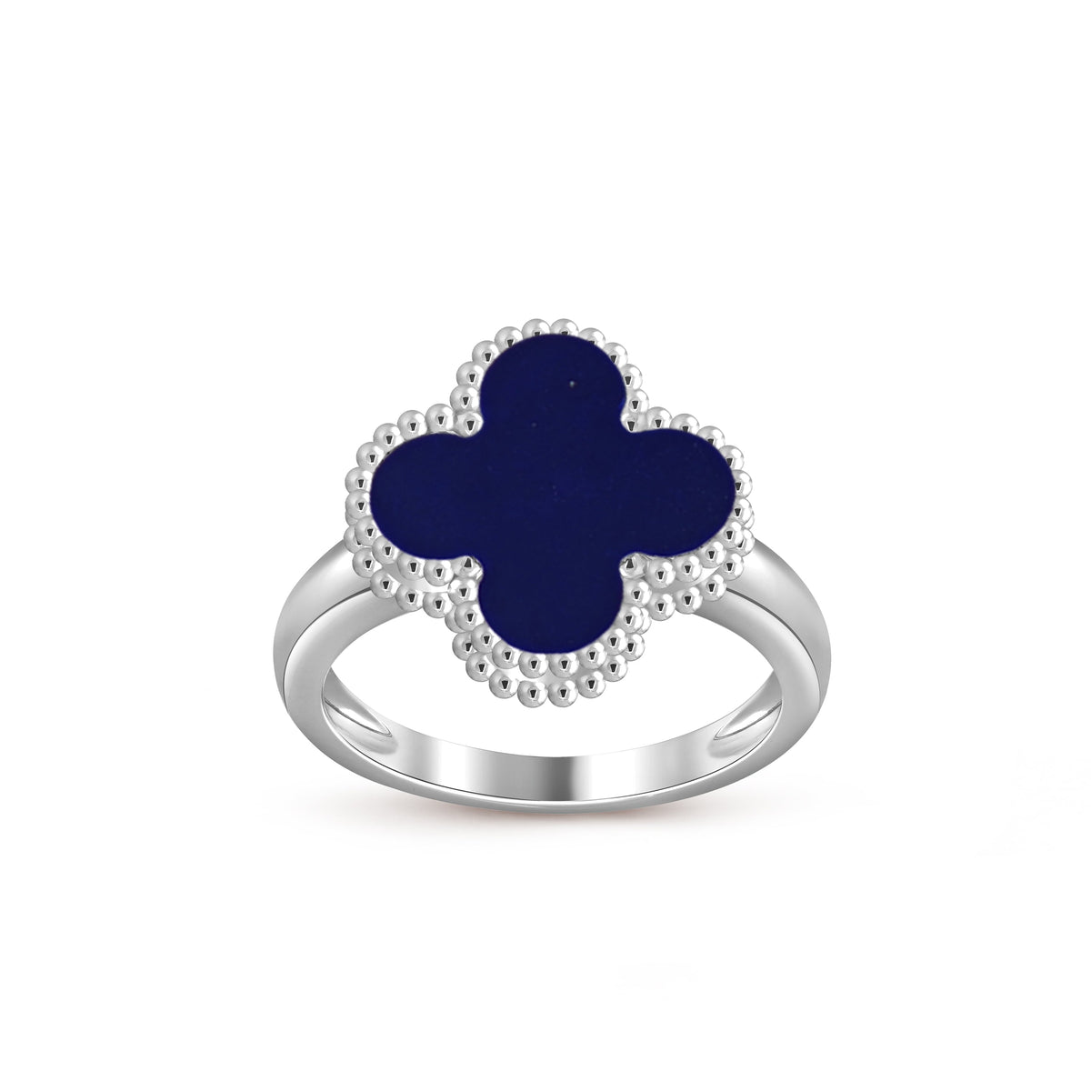 [Legend]LUCKY CLOVER VINTAGE WHITE GOLD RING COLLECTION