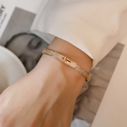 [Legend]KELLY BRACELET DIAMOND PAVED