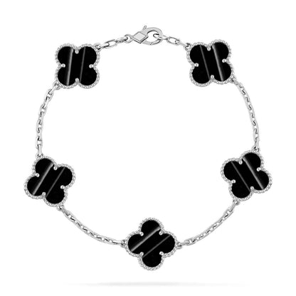 [Legend]LUCKY CLOVER 5-MOTIF BRACELET - PULSE STONE COLLECTION