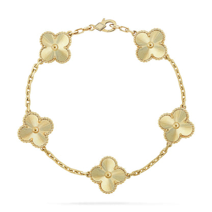[Legend]LUCKY CLOVER 5-MOTIF BRACELET - LASER COLLECTION