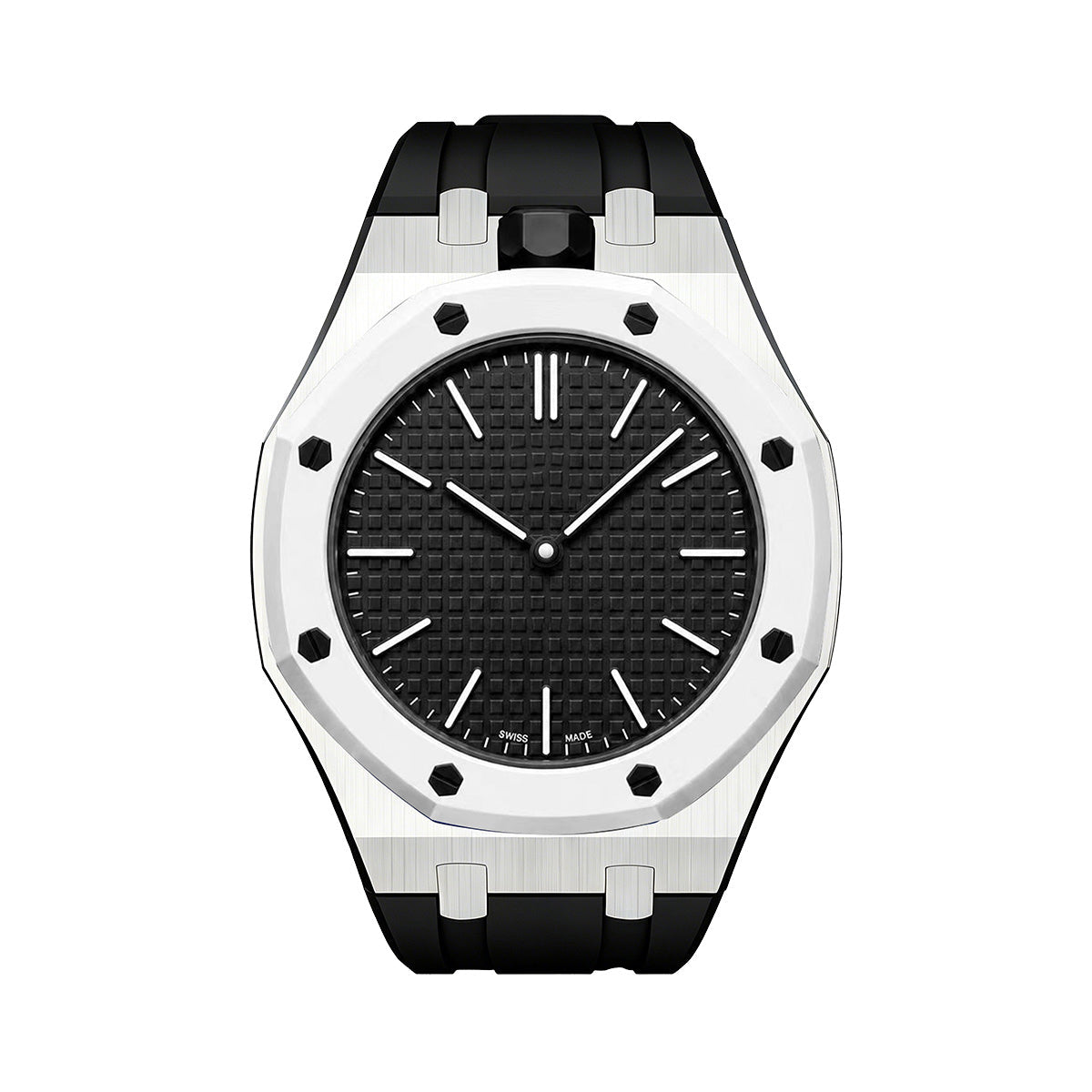 [Legend]OAK POP BLACK STEEL SILICONE STRAP