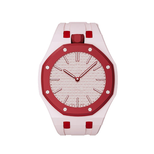 [Legend]OAK POP EXCLUSIVE PINK AND RED SILICONE STRAP