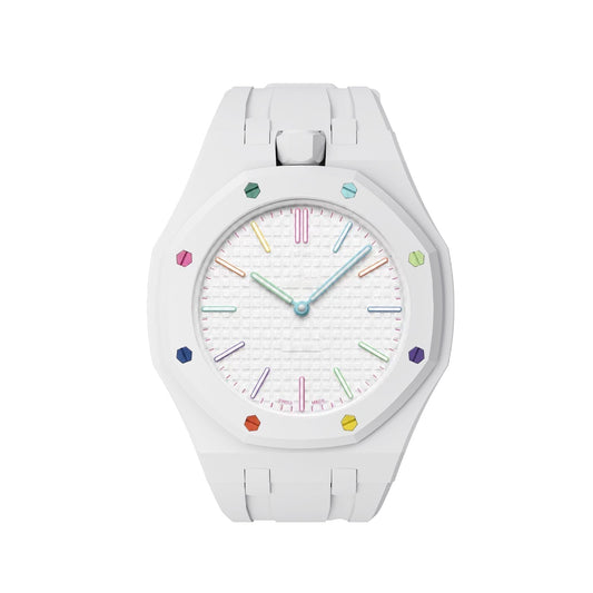 [Legend]OAK POP EXCLUSIVE  WHITE SILICONE STRAP