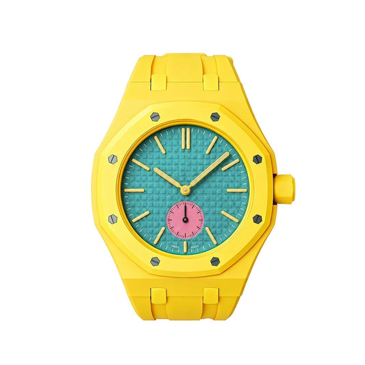 [Legend]OAK POP EXCLUSIVE YELLOW SILICONE STRAP