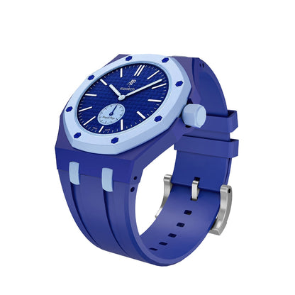 [Legend]OAK POP EXCLUSIVE DARK BLUE AND LIGHT BLUE SILICONE STRAP