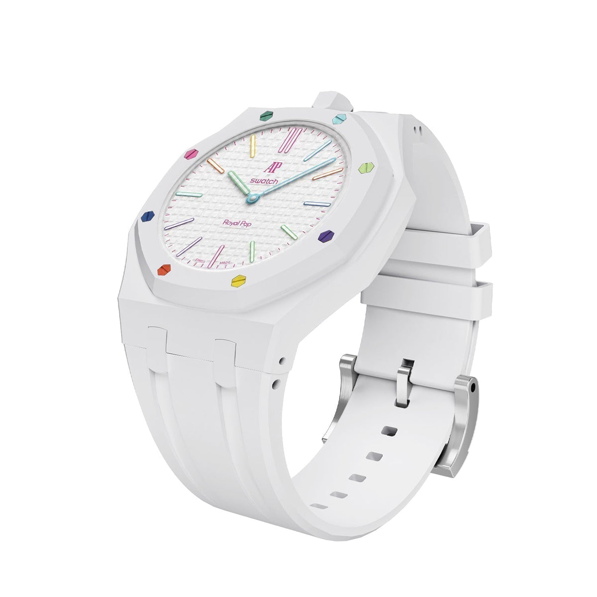 [Legend]OAK POP EXCLUSIVE  WHITE SILICONE STRAP