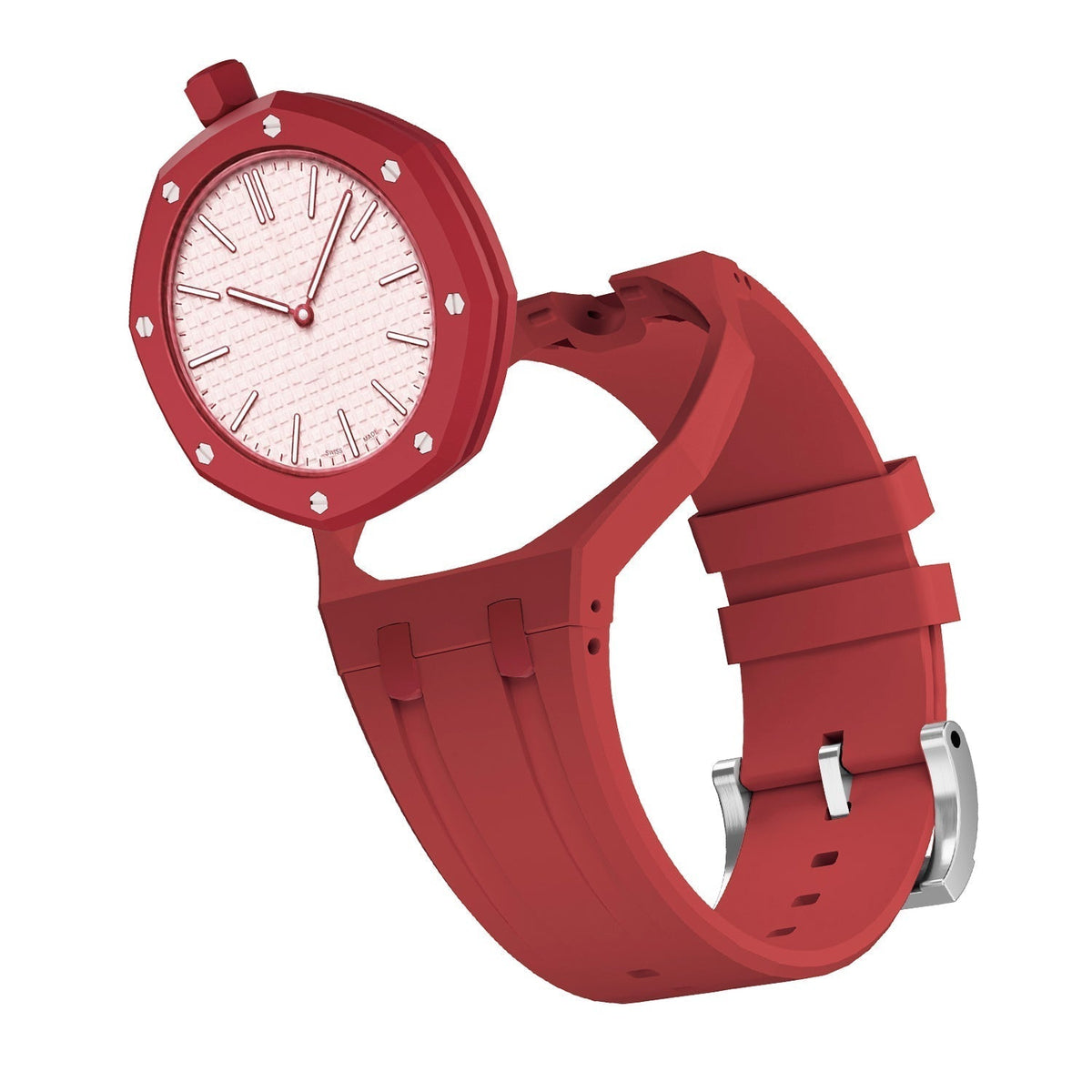[Legend]OAK POP EXCLUSIVE RED SILICONE STRAP