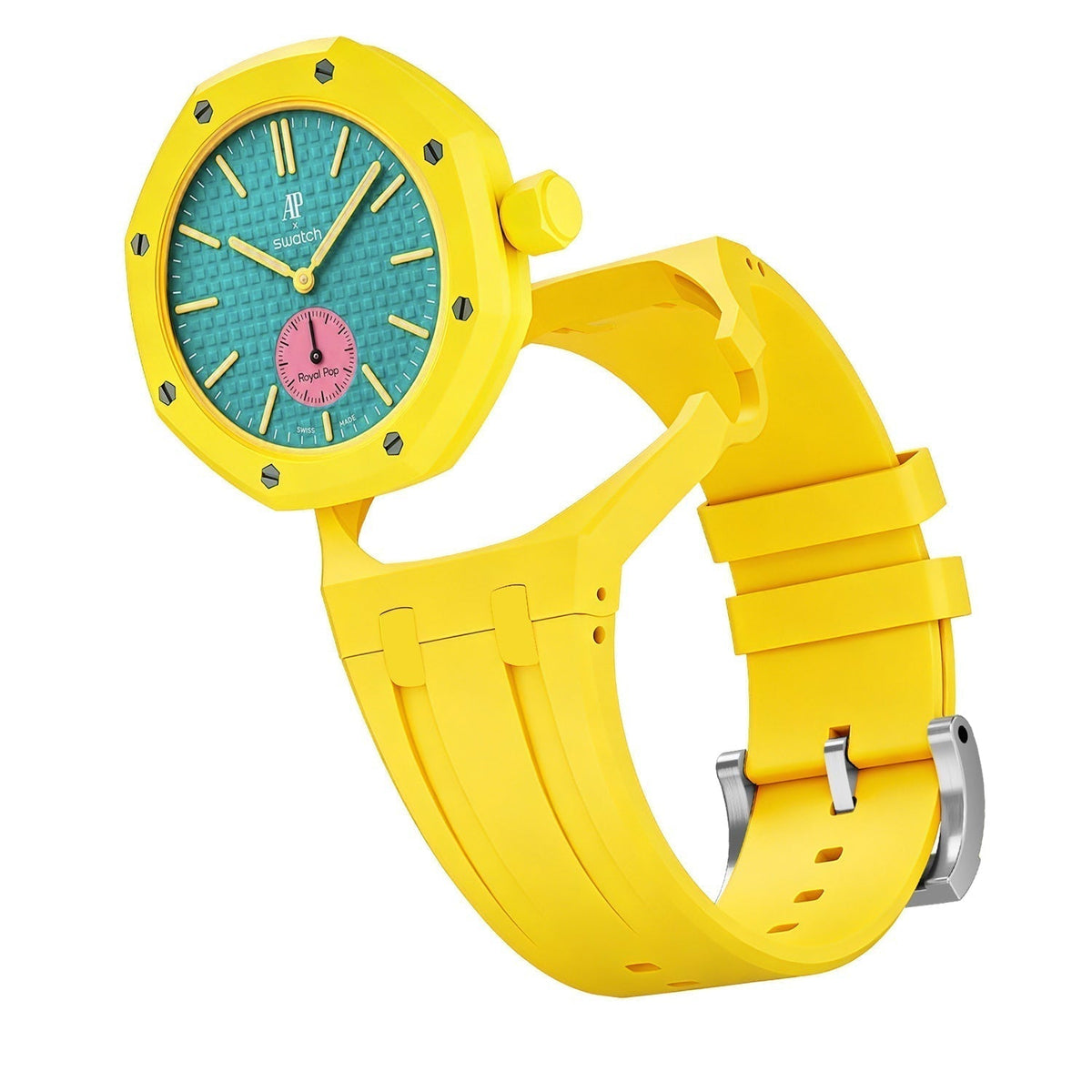 [Legend]OAK POP EXCLUSIVE YELLOW SILICONE STRAP