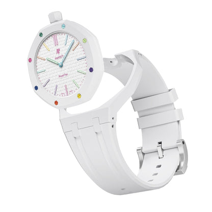 [Legend]OAK POP EXCLUSIVE  WHITE SILICONE STRAP