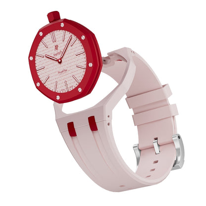 [Legend]OAK POP EXCLUSIVE PINK AND RED SILICONE STRAP