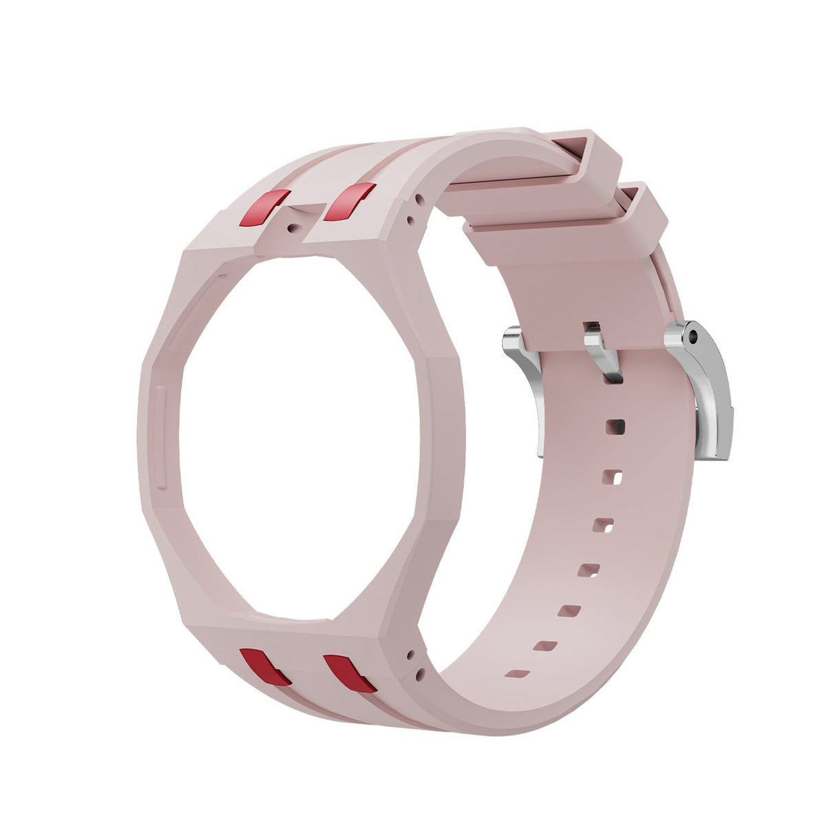 [Legend]OAK POP EXCLUSIVE PINK AND RED SILICONE STRAP