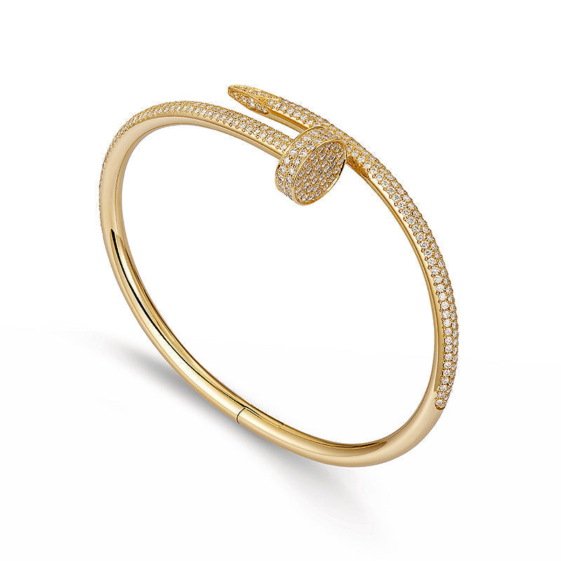 [Legend]JUSTE UN CLOU 3.5MM FULL PAVÉ NAIL BANGLE
