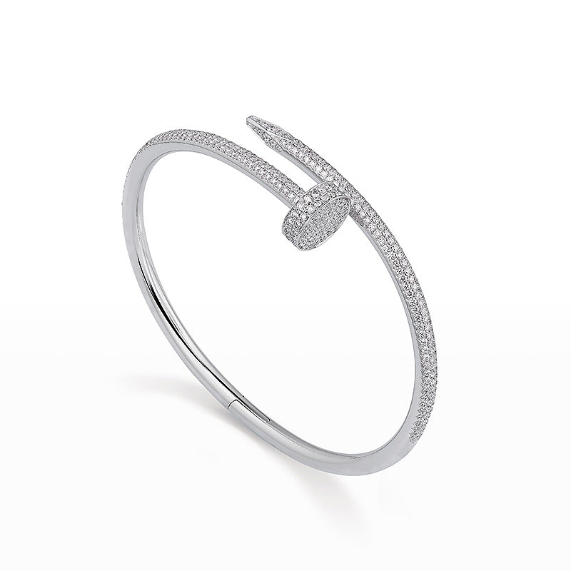 [Legend]JUSTE UN CLOU 3.5MM FULL PAVÉ NAIL BANGLE