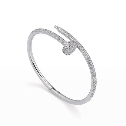 [Legend]JUSTE UN CLOU 3.5MM FULL PAVÉ NAIL BANGLE