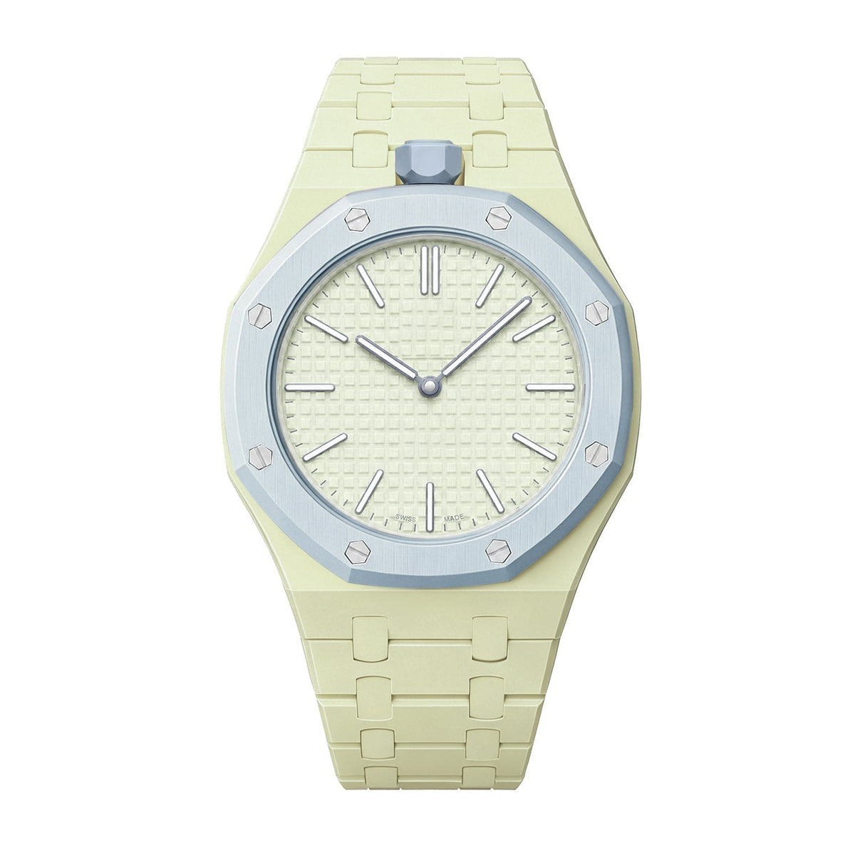 [Legend]OAK POP EXCLUSIVE CREAMY YELLOW BIOCERAMIC STRAP
