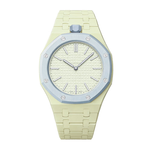 [Legend]OAK POP EXCLUSIVE CREAMY YELLOW BIOCERAMIC STRAP