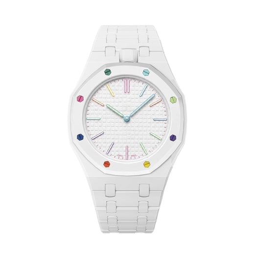 [Legend]OAK POP EXCLUSIVE WHITE BIOCERAMIC STRAP