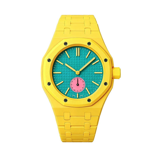 [Legend]OAK POP EXCLUSIVE YELLOW BIOCERAMIC STRAP