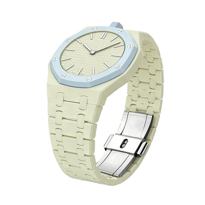[Legend]OAK POP EXCLUSIVE CREAMY YELLOW BIOCERAMIC STRAP