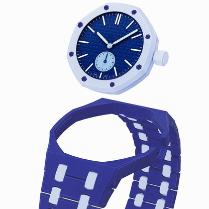 [Legend]OAK POP EXCLUSIVE DARK BLUE AND LIGHT BLUE BIOCERAMIC STRAP