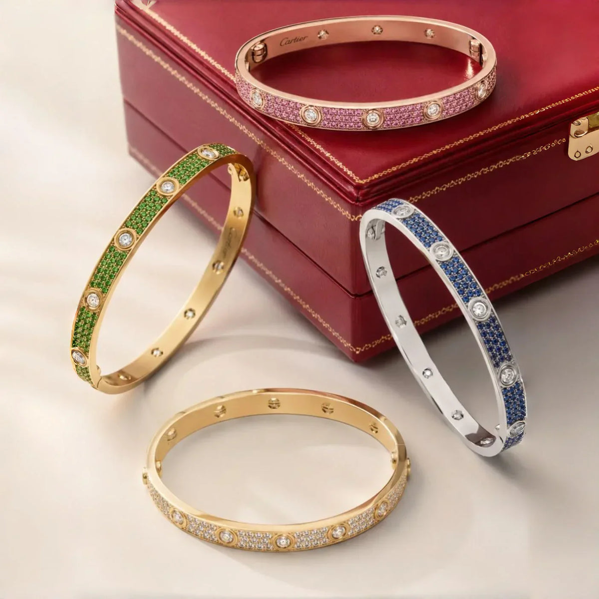 [Legend]CLASSIC 6.1MM LOVE BRACELET 10-DIAMOND FULL PAVÉ