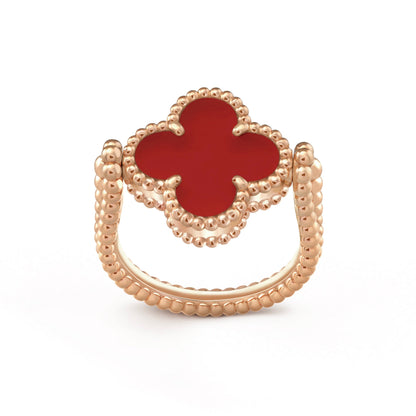 [Legend]LUCKY CLOVER ROSE GOLD REVERSIBLE RING