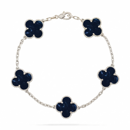 [Legend]LUCKY CLOVER 5-MOTIF BRACELET - PIETERSITE COLLECTION