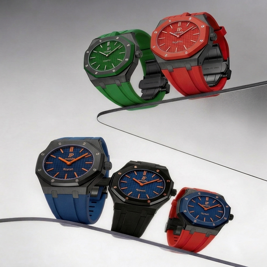[Legend]OAK POP BLACK STEEL CASE & SILICONE STRAP
