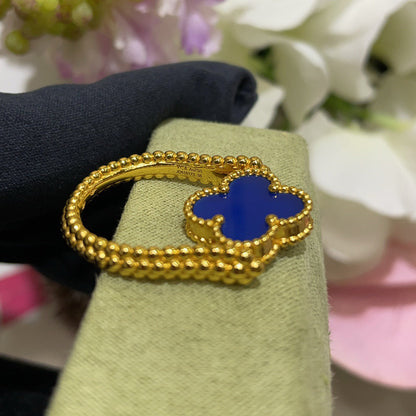 [Legend]LUCKY CLOVER GOLD REVERSIBLE RING