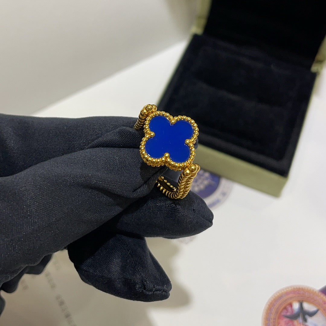 [Legend]LUCKY CLOVER GOLD REVERSIBLE RING