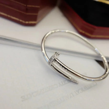 [Legend]JUSTE UN CLOU 3.5MM CLASSIC DIAMOND BANGLE