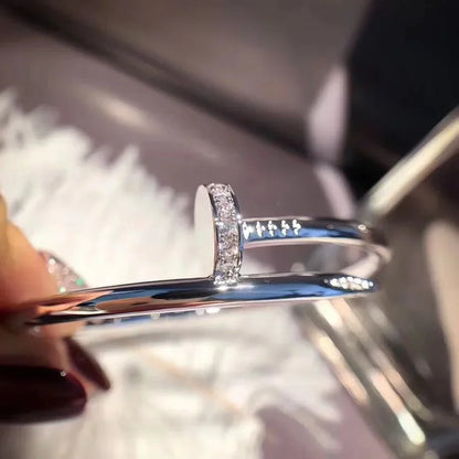 [Legend]JUSTE UN CLOU 3.5MM CLASSIC DIAMOND BANGLE