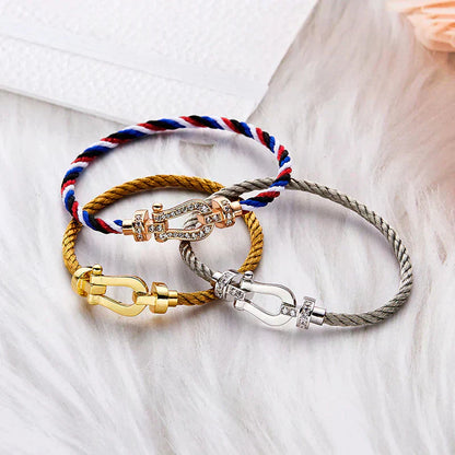 [Legend]FORCE LARGE HORSESHOE BRACELET - GOLD