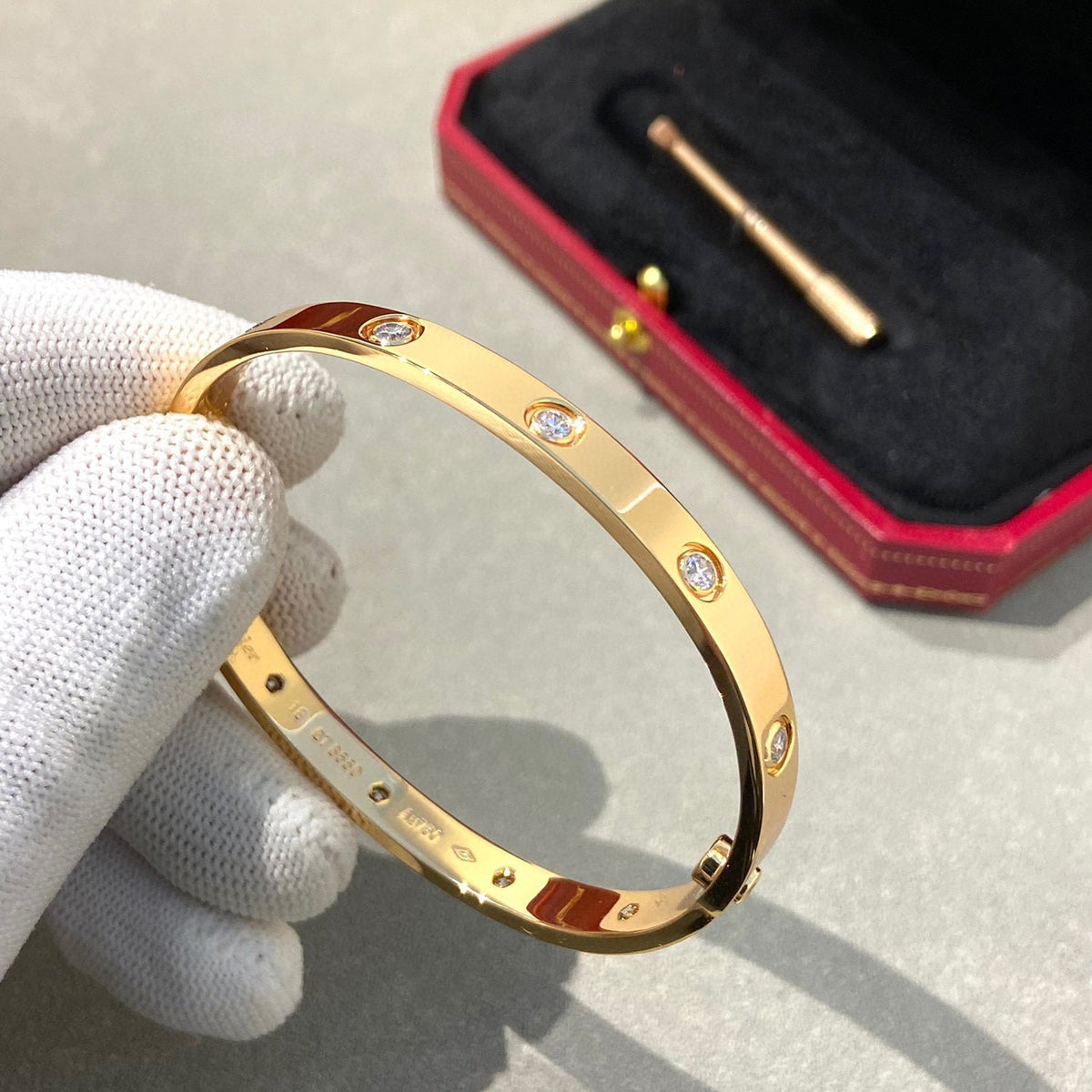 [Legend]CLASSIC 6.1MM LOVE BANGLE - 10-DIAMOND