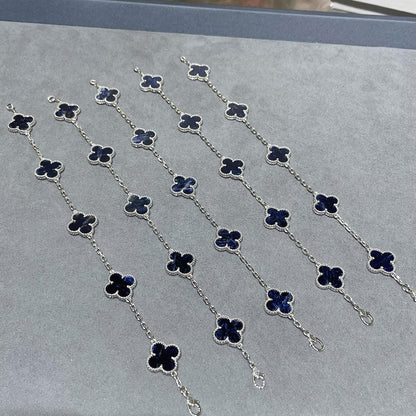 [Legend]LUCKY CLOVER 5-MOTIF BRACELET - PIETERSITE COLLECTION