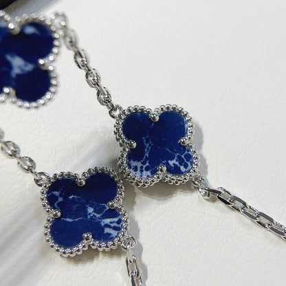 [Legend]LUCKY CLOVER 5-MOTIF BRACELET - PIETERSITE COLLECTION