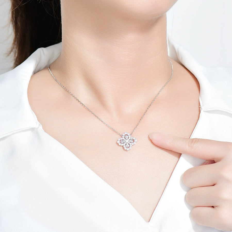 [Legend]LOOP NECKLACE FULL MOTIF DIAMOND 16MM MULTIPLE COLORS