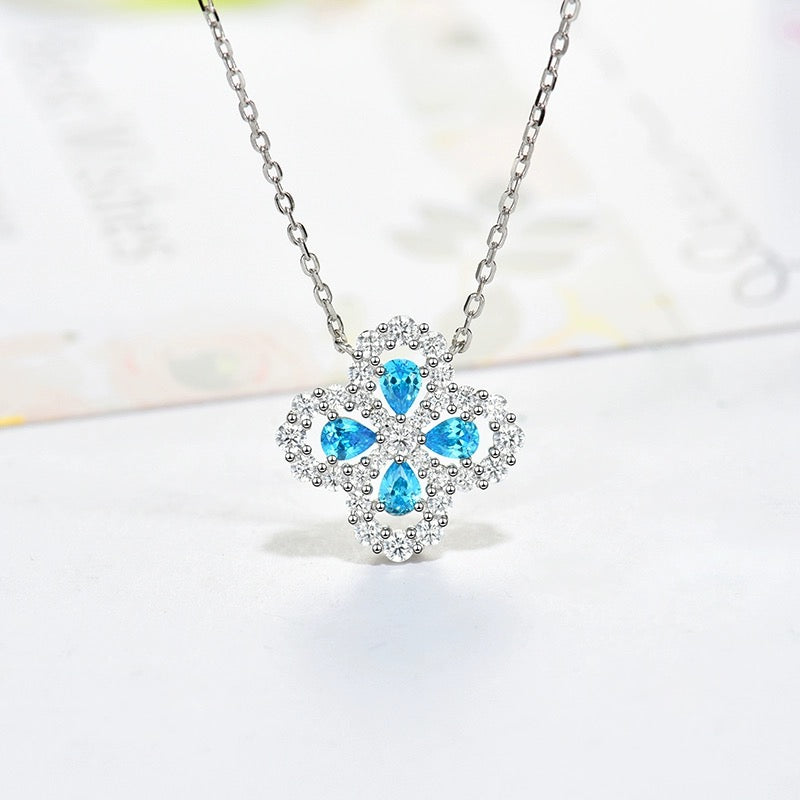 [Legend]LOOP NECKLACE FULL MOTIF DIAMOND 16MM MULTIPLE COLORS