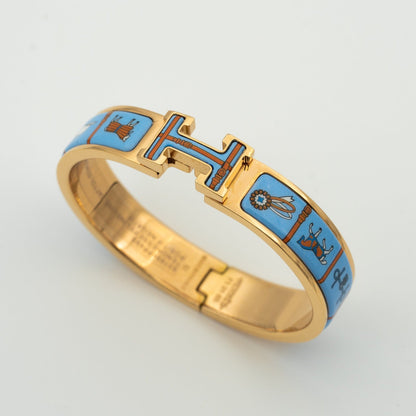 [Legend]H ROSE GOLD BRACELET BLUE CERAMIC