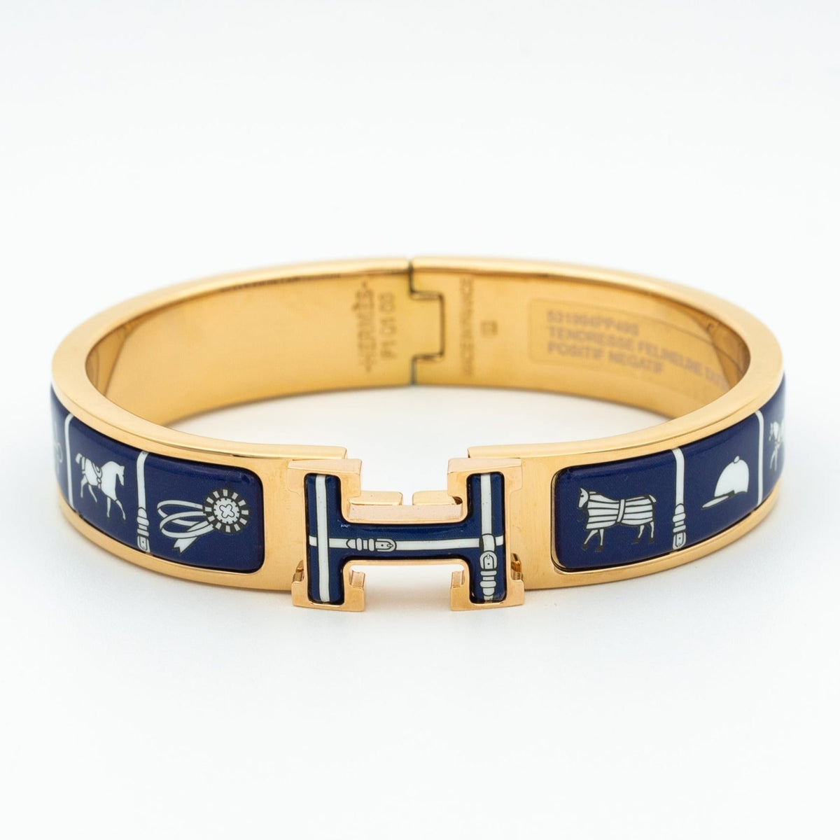 [Legend]H BRACELET BLUE CERAMIC