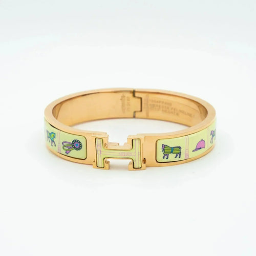 [Legend]H ROSE GOLD BRACELET CREAM CERAMIC