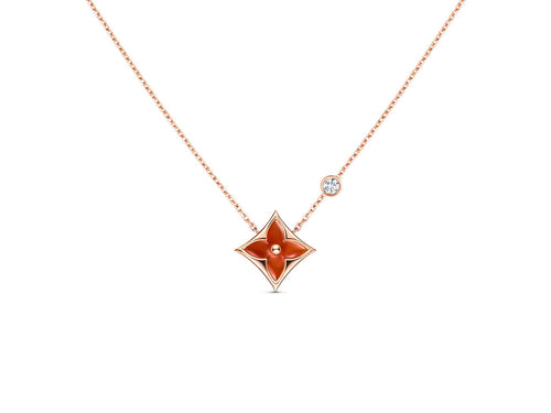 [Legend]STAR NECKLACE ROSE GOLD 1 DIAMOND